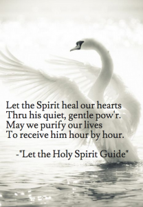 The the Spirit heal our hearts