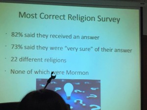 Most Correct Religion slide